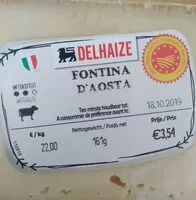 Mängden socker i Fontina d'Aosta