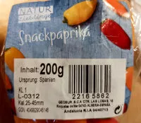 Mängden socker i Snackpaprika