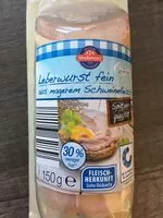Mängden socker i Leberwurst fein mager