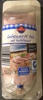 Mängden socker i Leberwurst fein mit Kalbfleisch