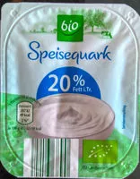 Mängden socker i Speisequark 20% Fett i. Tr.