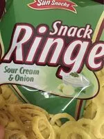 Mängden socker i Snack Ringe Soure Cream & Onion