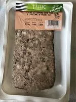 Mängden socker i Terrine de campagne rotie four à l'ancienne au poivre vert
