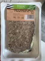 Mängden socker i Terrine de campagne rotie au four a l'ancienne au poivre vert