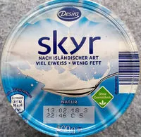 Mängden socker i Skyr Natur