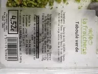 Mängden socker i Taboulé verde