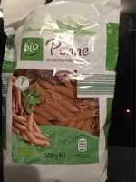 Mängden socker i Bio-Penne, Vollkorn
