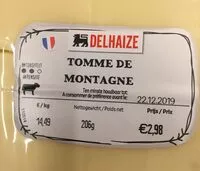Mängden socker i Tomme de montagne