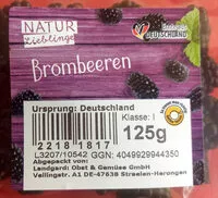 Mängden socker i Brombeeren