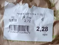 Mängden socker i Flocons d'avoine