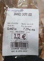 Mängden socker i Chips de bananes bio