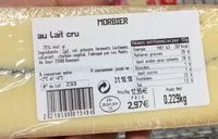 Mängden socker i Morbier