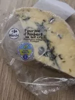 Mängden socker i Fourme d'Ambert au lait cru