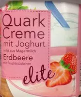 Mängden socker i Quark Creme Mit Joghurt Erdbeere