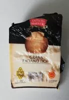 Mängden socker i Grana Padano DOP