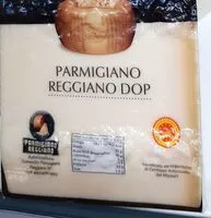 Mängden socker i Parmigiano reggiano DOP