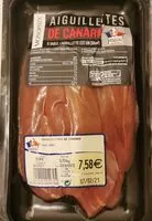 Mängden socker i Aiguillettes de canard