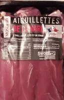 Mängden socker i Aiguillettes de canard