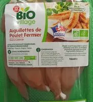 Mängden socker i Aiguillettes de poulet fermier