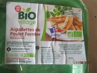 Mängden socker i Aiguillettes de poulet fermier