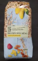 Mängden socker i Bio Früchte-Müsli