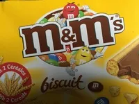 Mängden socker i M&M's biscuit