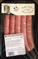 Mängden socker i Chipolata pur porc naturel