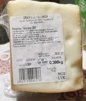 Mängden socker i Pecorino toscano dop