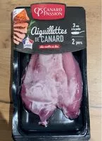 Mängden socker i Aiguillettes de canard