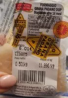 Mängden socker i Grana padano