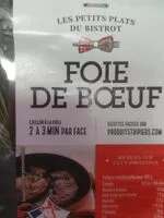 Mängden socker i Foie de boeuf