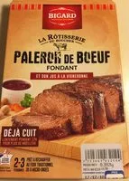 Mängden socker i Paleron de boeuf fondant et son jus à la vigneronne