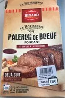 Mängden socker i Paleron de boeuf fondant et son jus à la vigneronne