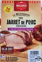 Mängden socker i Jarret de porc désossé
