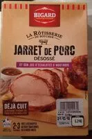 Mängden socker i Jarret de porc désossé