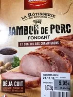 Mängden socker i Jambon de porc fondant