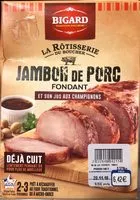 Mängden socker i Jambon de porc fondant et son jus de champignons