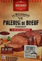 Mängden socker i Paleron de boeuf fondant et son jus à la vigneronne