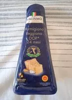 Mängden socker i Parmigiano Reggiano DOP 24 mesi