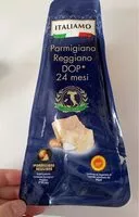Mängden socker i Parmiggiano Reggiano DOP 24 mesi