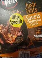 Mängden socker i Souris d'agneau confite