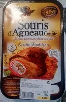 Mängden socker i Souris d'Agneau confite