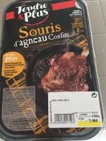Mängden socker i Souris d'agneau confite