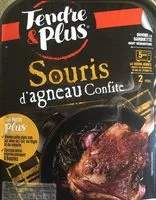 Mängden socker i Souris d'agneau confite