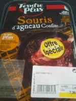 Mängden socker i souris d'agneau confite