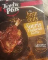 Mängden socker i Souris d'agneau confite