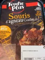 Mängden socker i Souris d'agneau confite