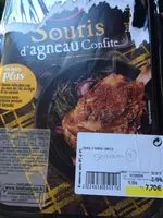 Mängden socker i Souris d'Agneau confite
