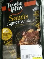 Mängden socker i Souris d'agneau confite