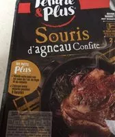 Mängden socker i Souris d'agneau Confite